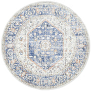 Mayday Lotsa Blue Round Rug