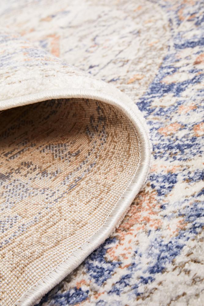 Mayday Lotsa Blue Round Rug