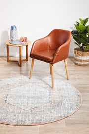 Mayday Lotsa Peach Round Rug