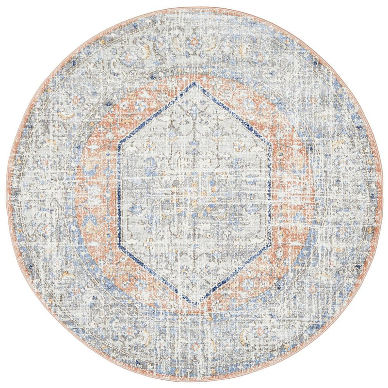 Mayday Lotsa Peach Round Rug