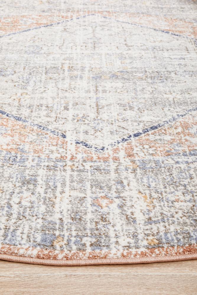 Mayday Lotsa Peach Round Rug