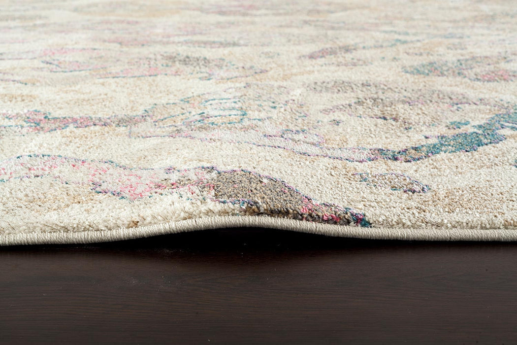 Kaitlin Soft Pink and Beige Rug