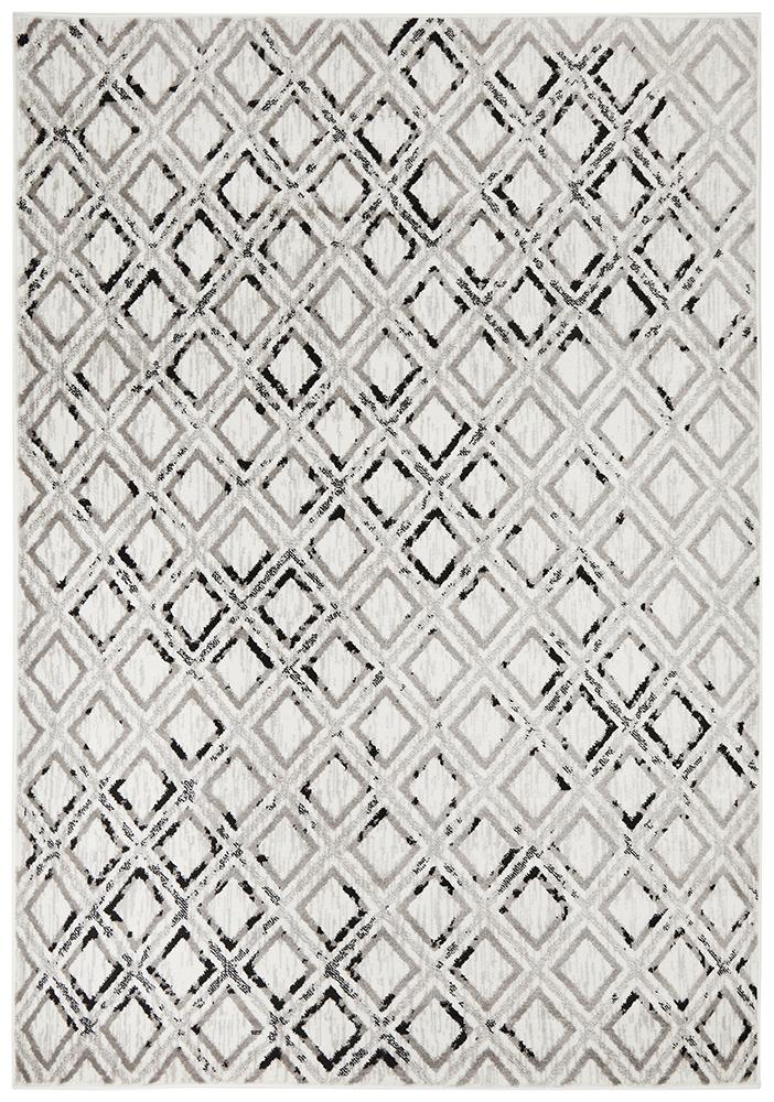 Rtemo  SixOSeven Black White Rug
