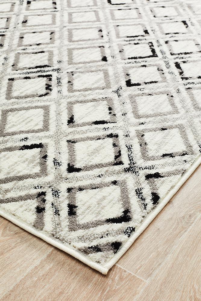 Rtemo  SixOSeven Black White Rug