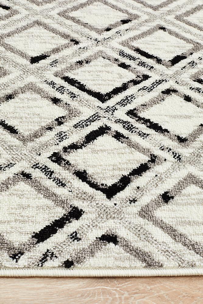 Rtemo  SixOSeven Black White Rug