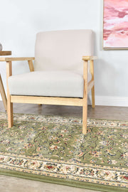 Michelan Green Runner Rug