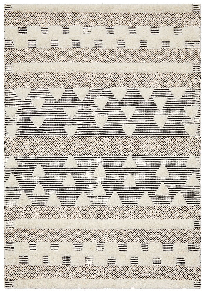 Rhythm Flow Ivory Rug
