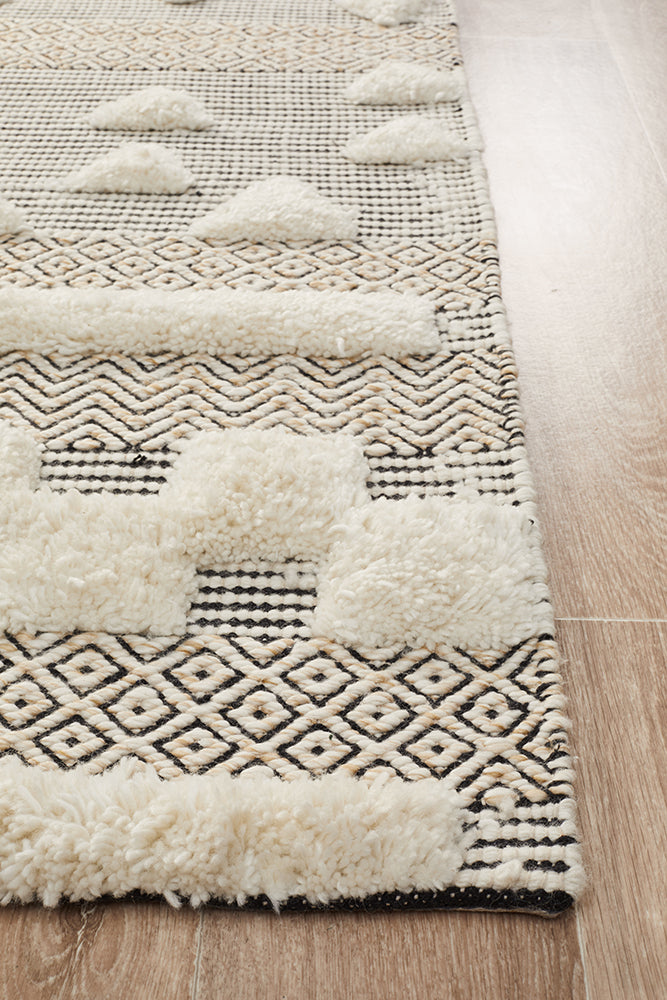 Rhythm Flow Ivory Rug