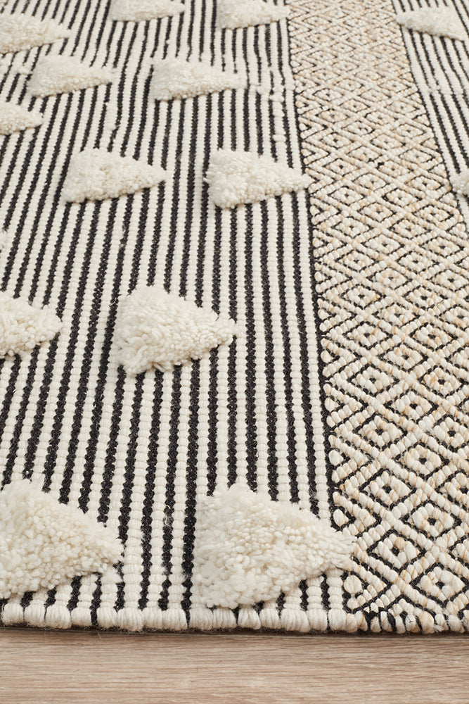 Rhythm Flow Ivory Rug
