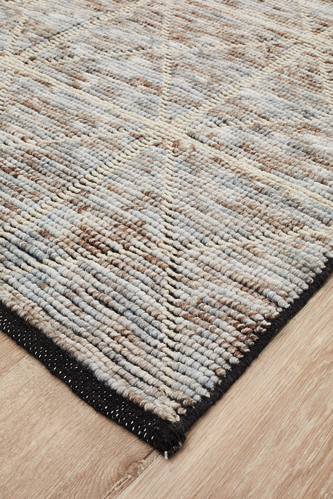 Rhythm Motif Blue Rug