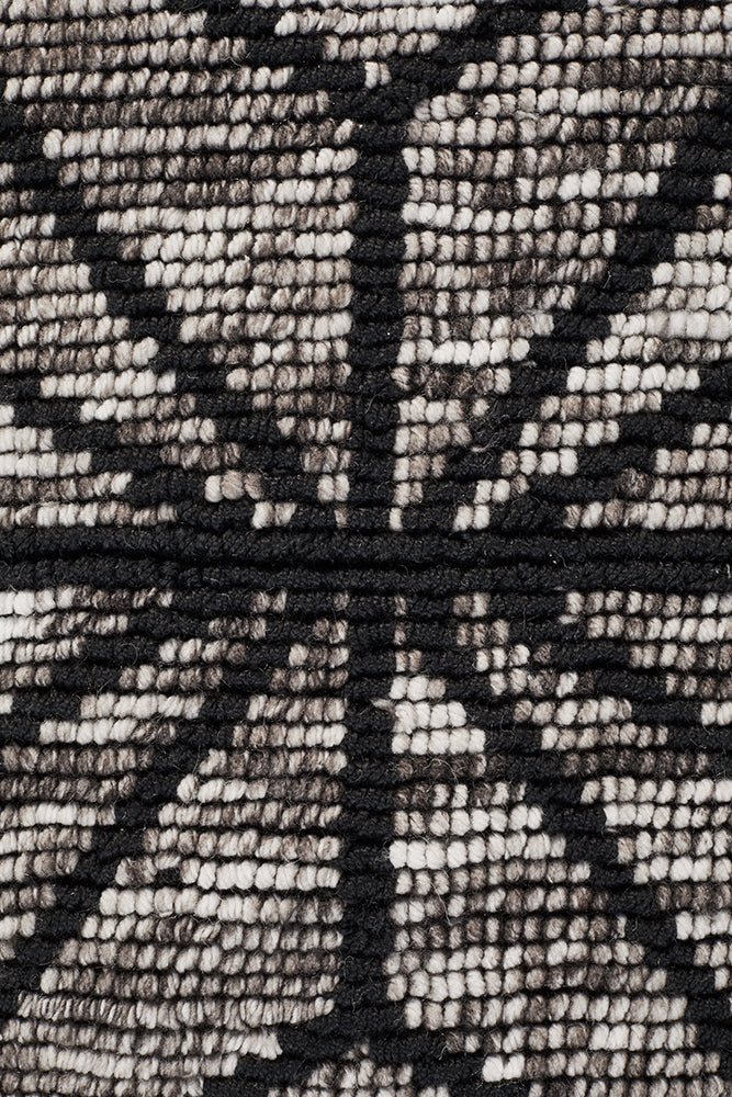 Rhythm Motif Charcoal Rug