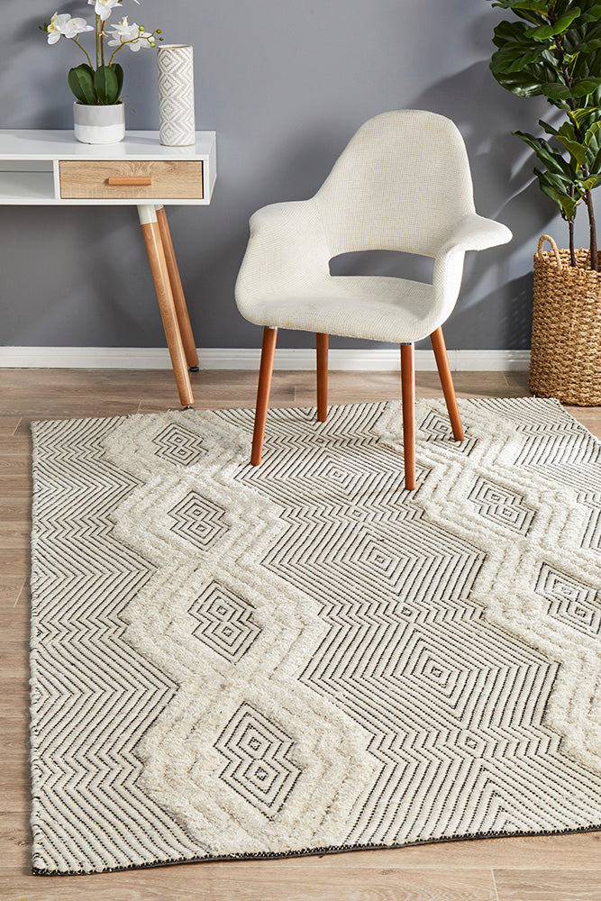Rhythm Chime Bone Rug