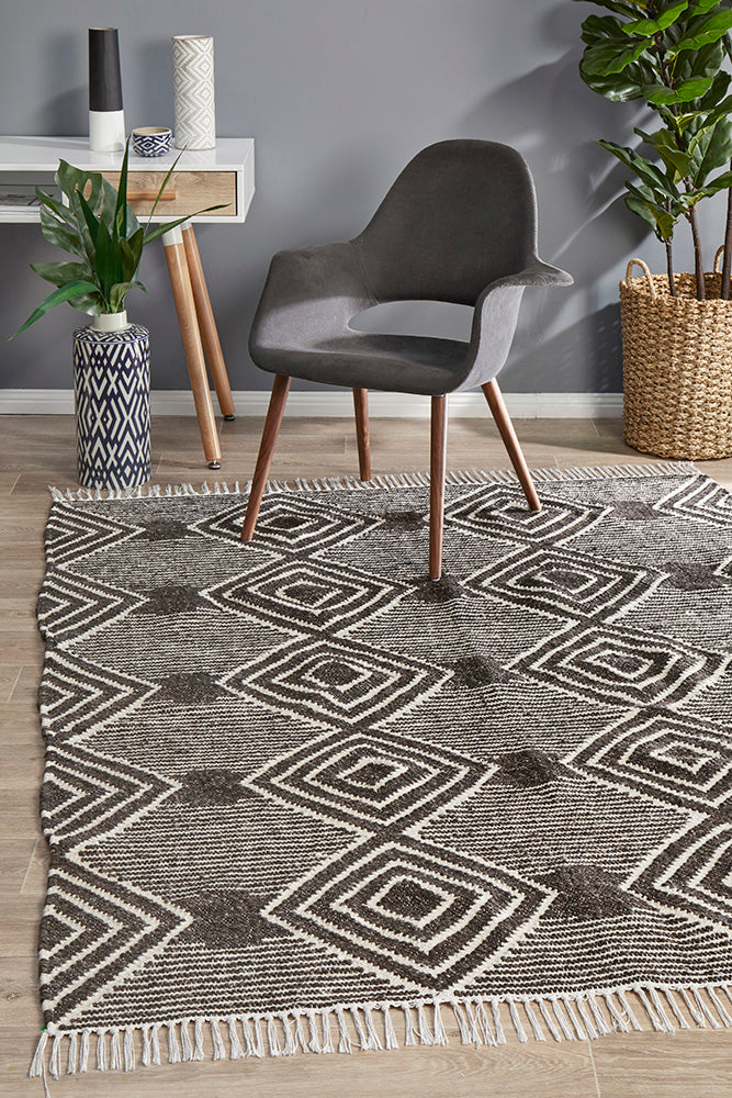 Rhythm Dance Charcoal Rug