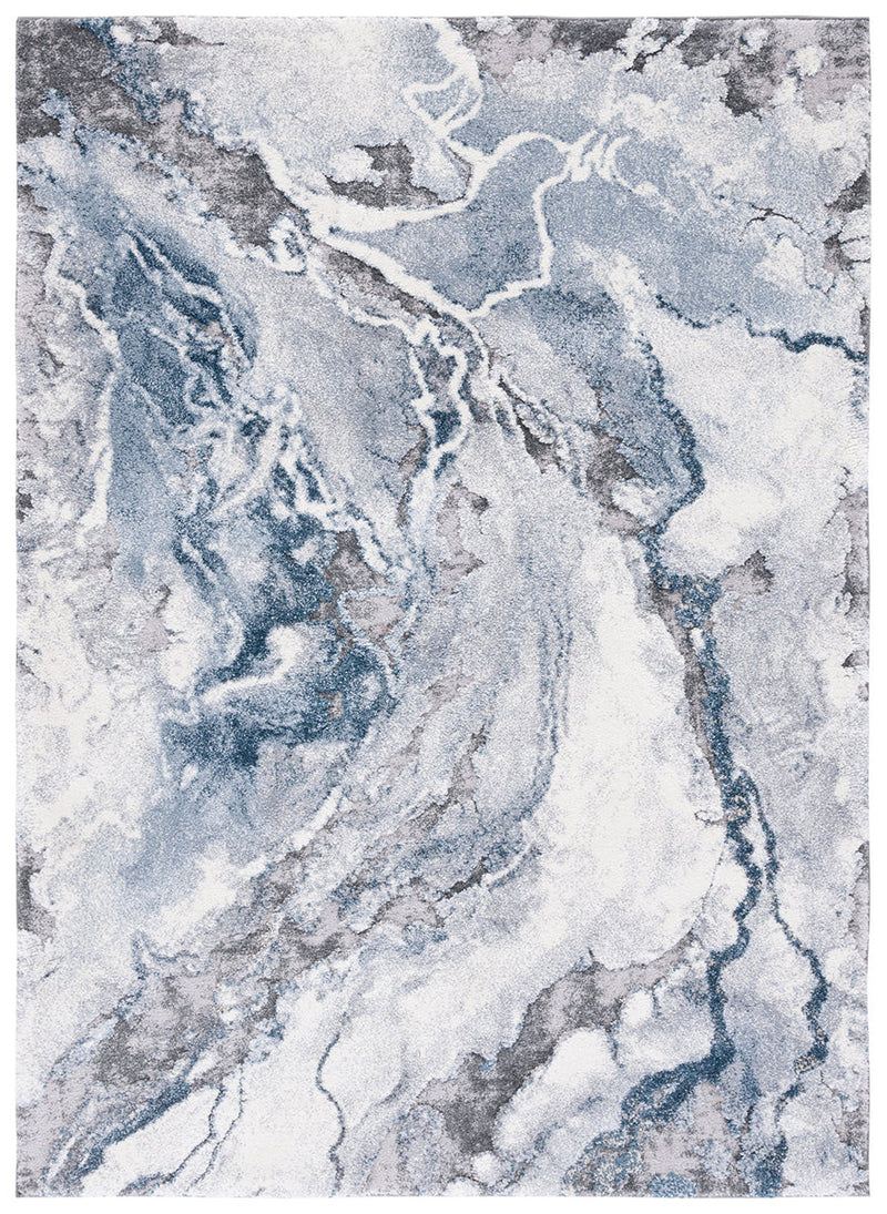 Quartz Element Blue Rug