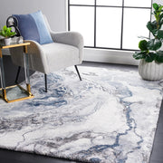 Quartz Element Blue Rug