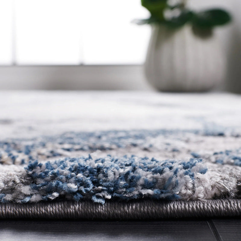 Quartz Element Blue Rug