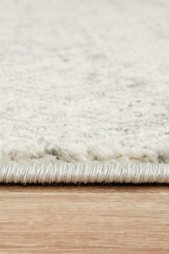 Zelda Silver Grey Runner Rug