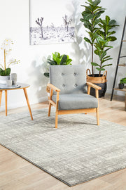 Ashley Abstract Modern Silver Grey Rug