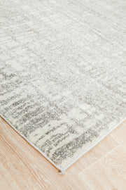 Ashley Abstract Modern Silver Grey Rug
