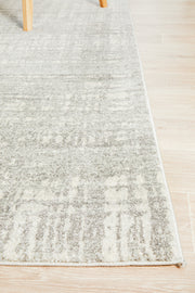 Ashley Abstract Modern Silver Grey Rug