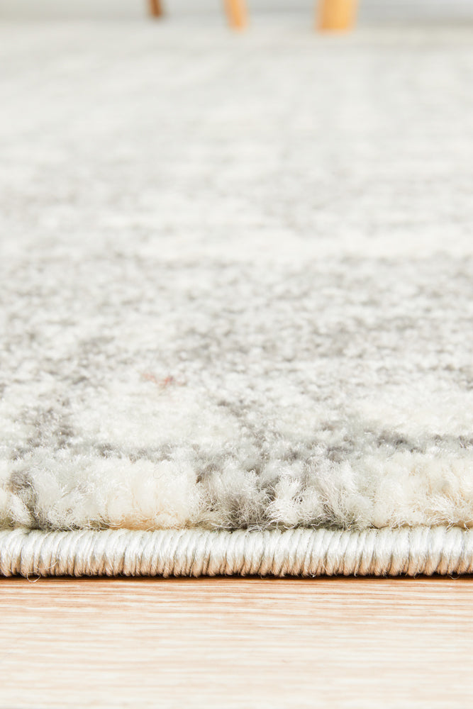 Ashley Abstract Modern Silver Grey Rug