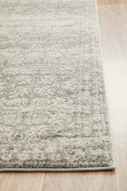 Gwyneth Stunning Transitional Silver Runner Rug