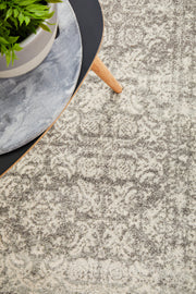 Gwyneth Stunning Transitional Silver Runner Rug