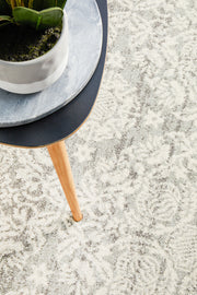 Gwyneth Stunning Transitional Silver Rug