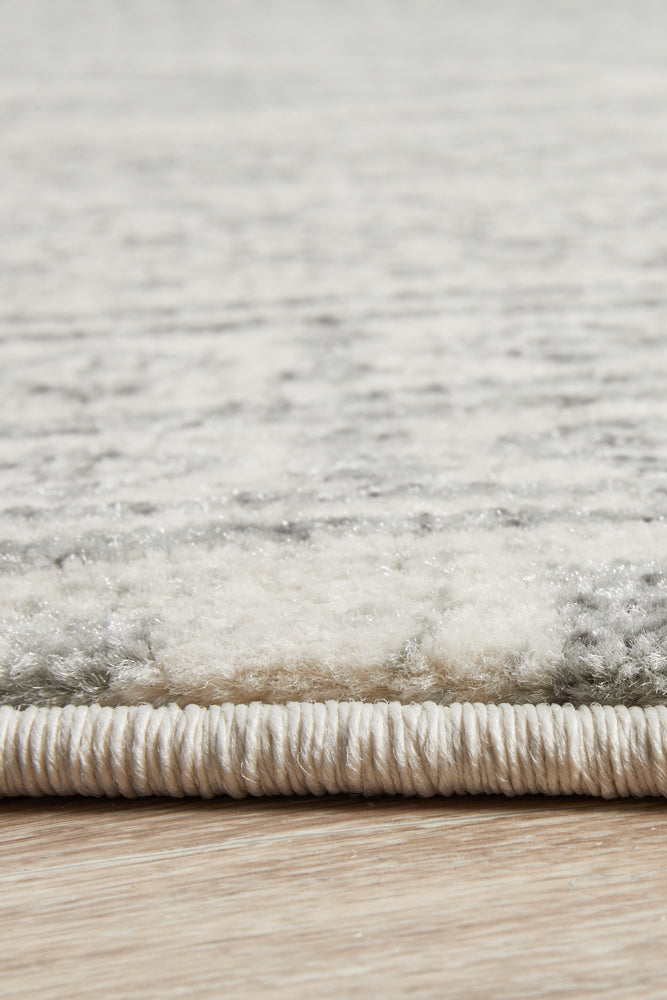 Adani  Modern Tribal Design Grey Round Rug