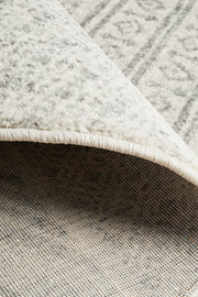 Adani  Modern Tribal Design Grey Round Rug