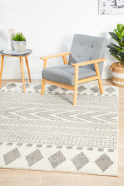 Adani  Modern Tribal Design Grey Rug