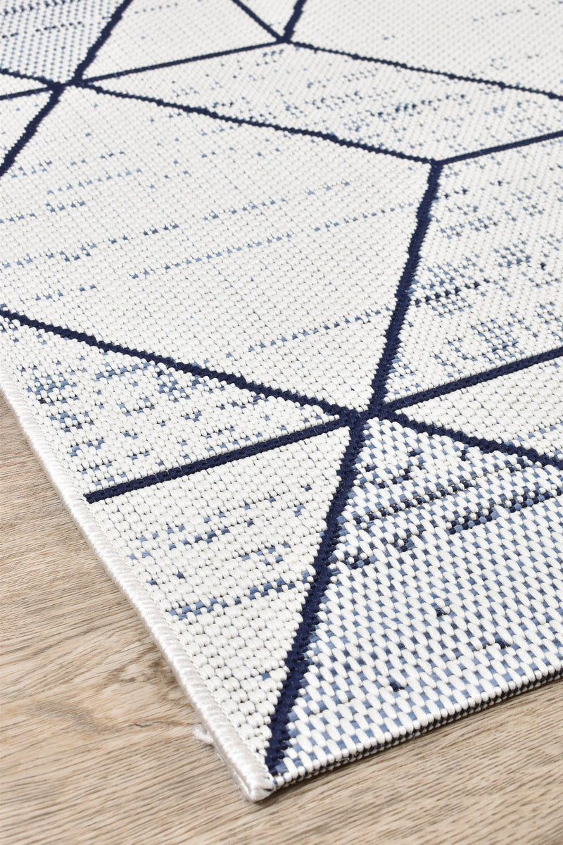 Mirada White Blue Rug