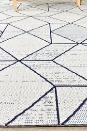 Mirada White Blue Rug