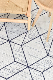 Mirada White Blue Rug