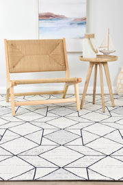 Mirada White Blue Rug