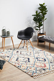 Morroco Sunset White Rug