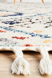 Morroco Sunset White Rug