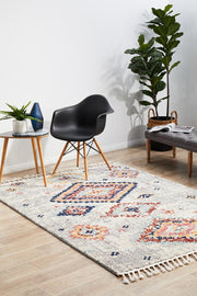 Morroco Evening Silver Rug