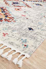 Morroco Evening Silver Rug