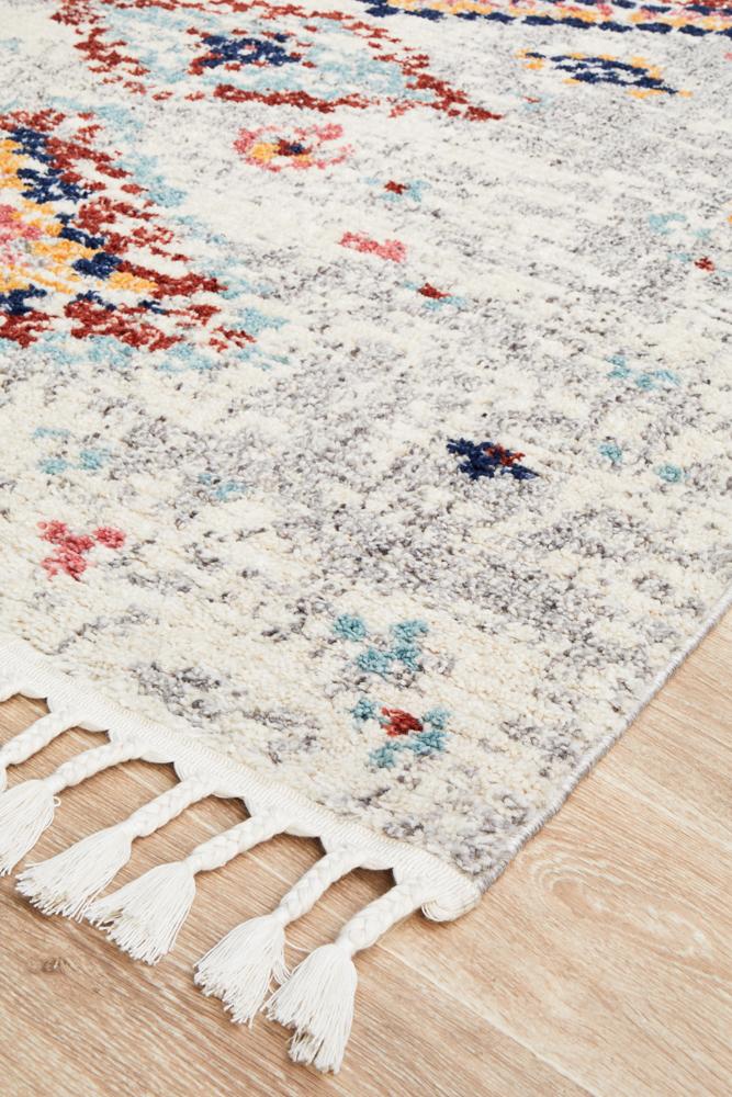 Morroco Evening Silver Rug