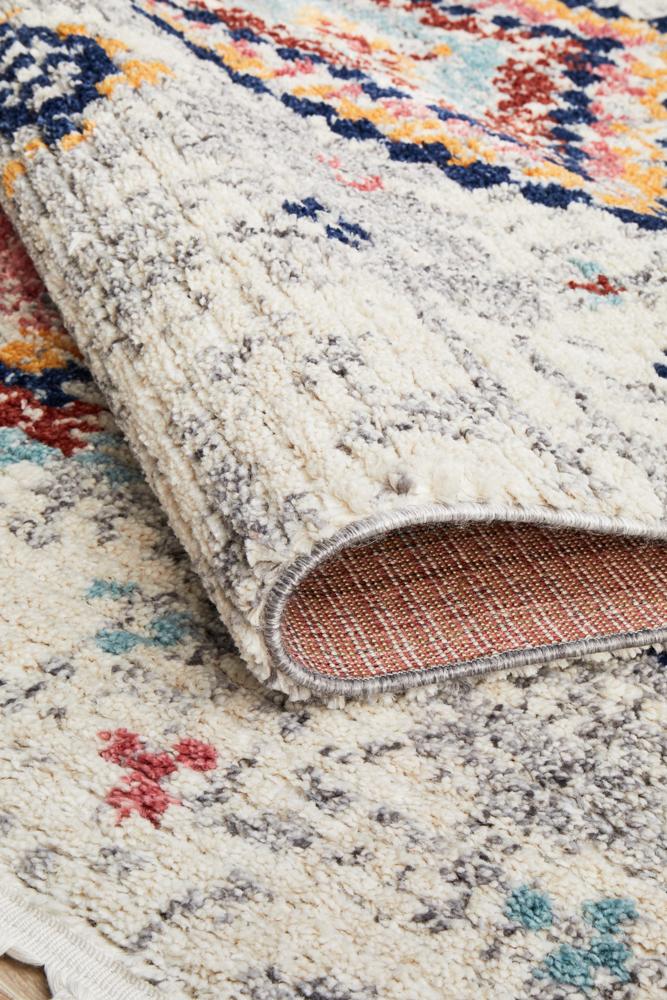 Morroco Evening Silver Rug