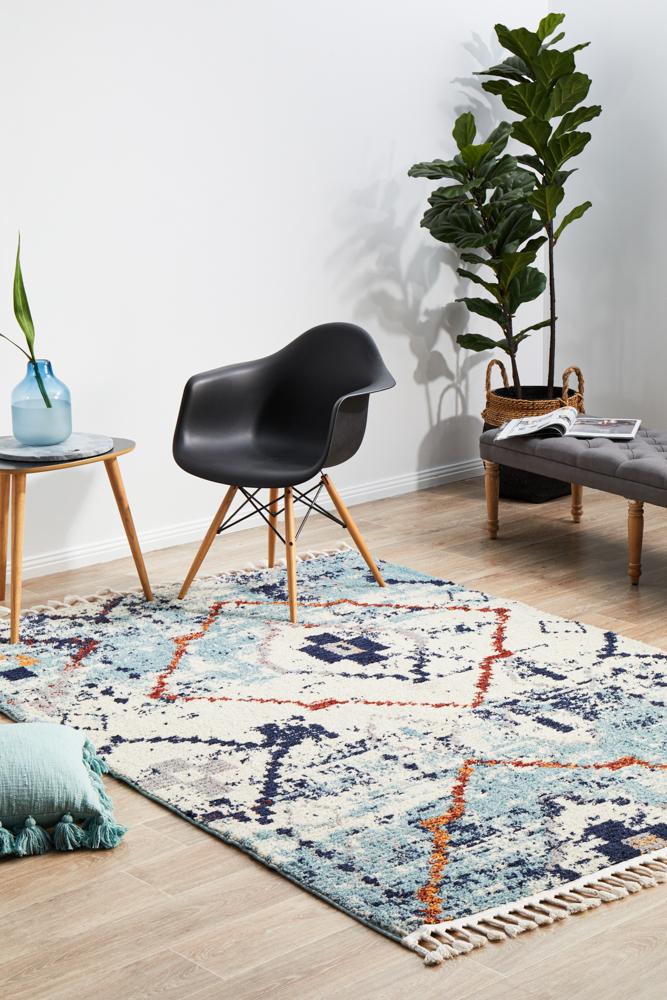 Morroco Sundown Blue Rug