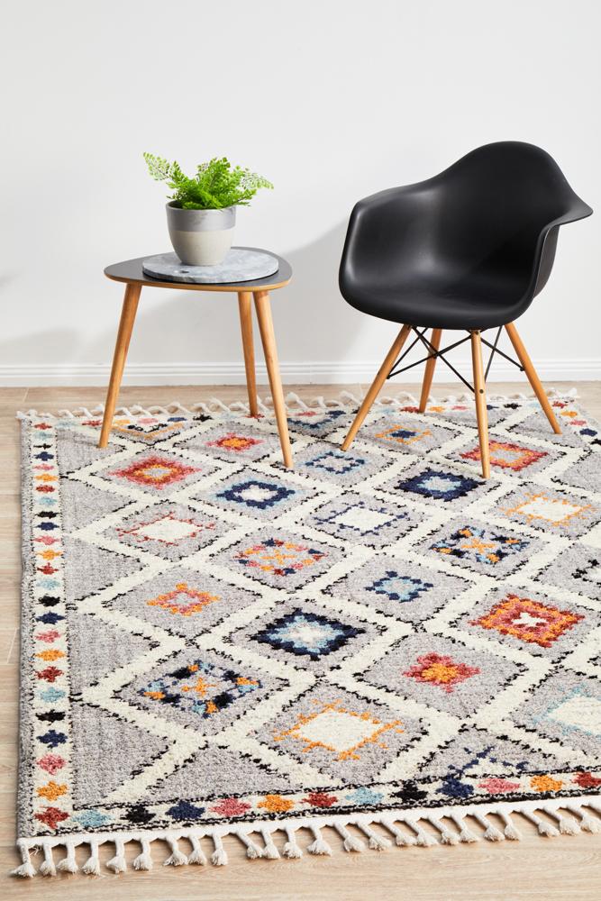 Morroco Maghreb Grey Rug