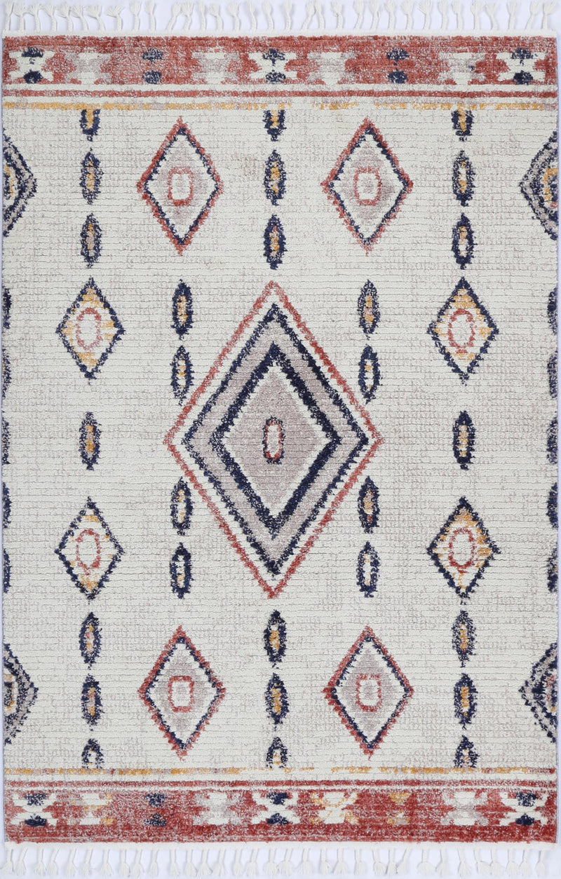 Bohemia Moroccan Tribal Diamond Multi Rug