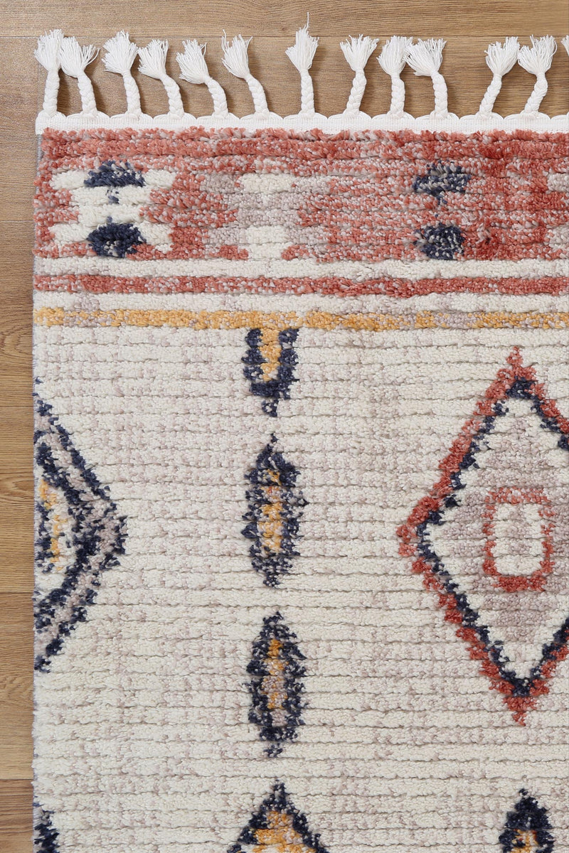 Bohemia Moroccan Tribal Diamond Multi Rug