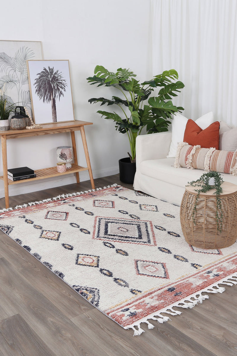 Bohemia Moroccan Tribal Diamond Multi Rug