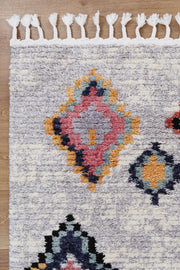 Bohemia Moroccan Tribal Ash Rug