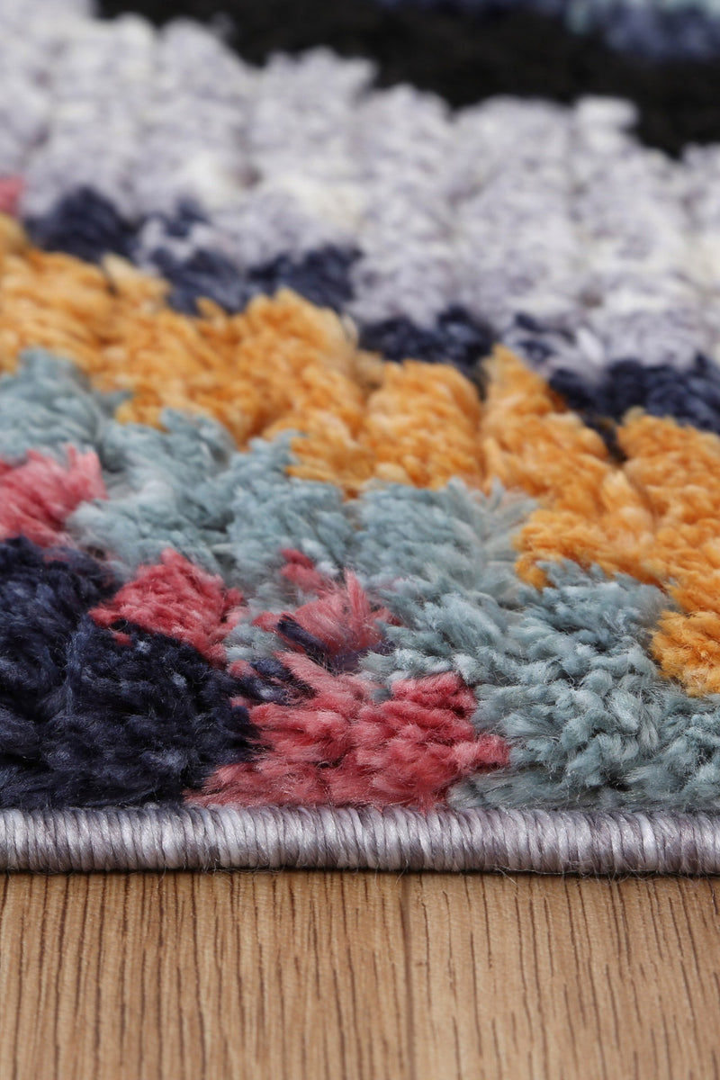 Bohemia Moroccan Tribal Ash Rug