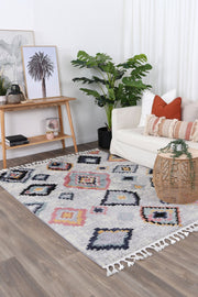 Bohemia Moroccan Tribal Ash Rug