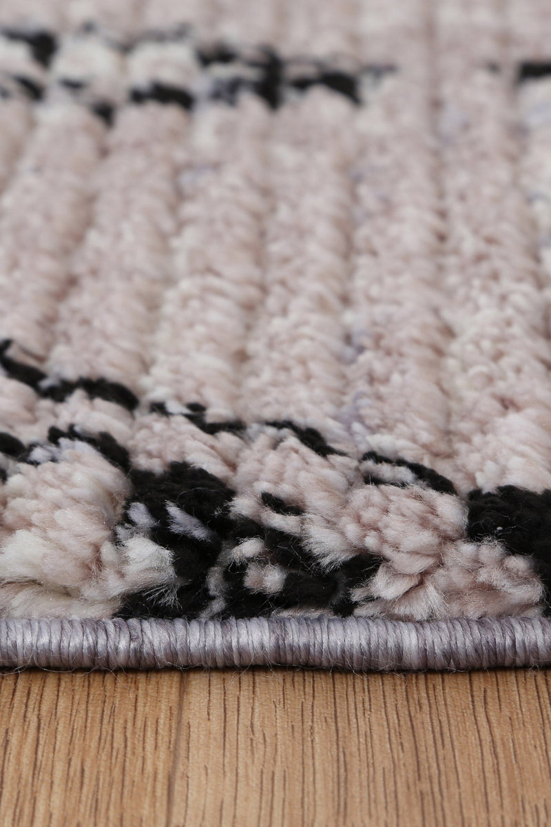 Bohemia Moroccan Tribal Diamond Ash Rug